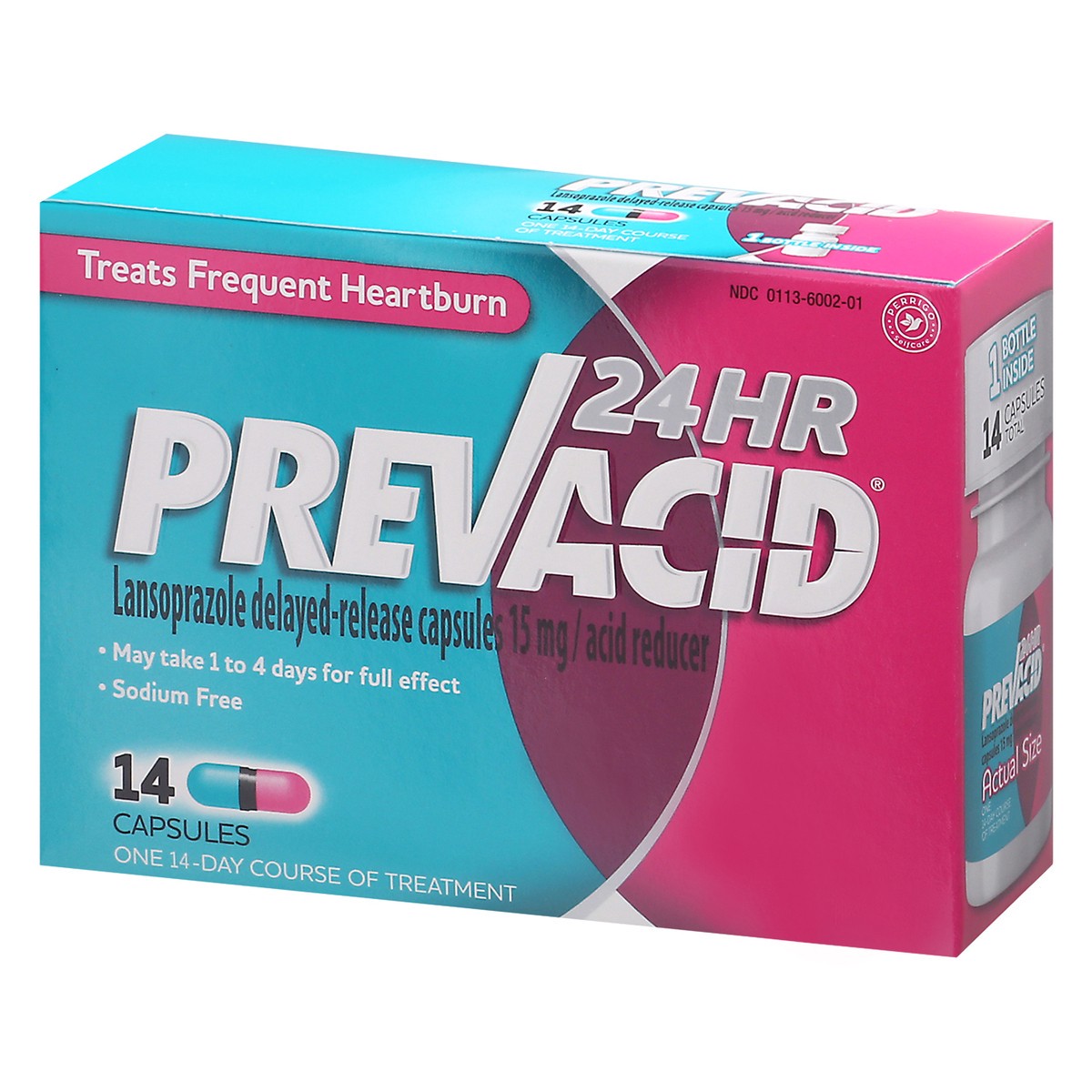 slide 9 of 13, Prevacid 24 HR Lansoprazole Delayed-Release, 15mg, 14 Capsules, 14 ct