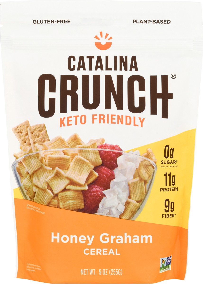 slide 5 of 9, Catalina Crunch Honey Graham Keto Cereal (9Oz Bags), 9 oz