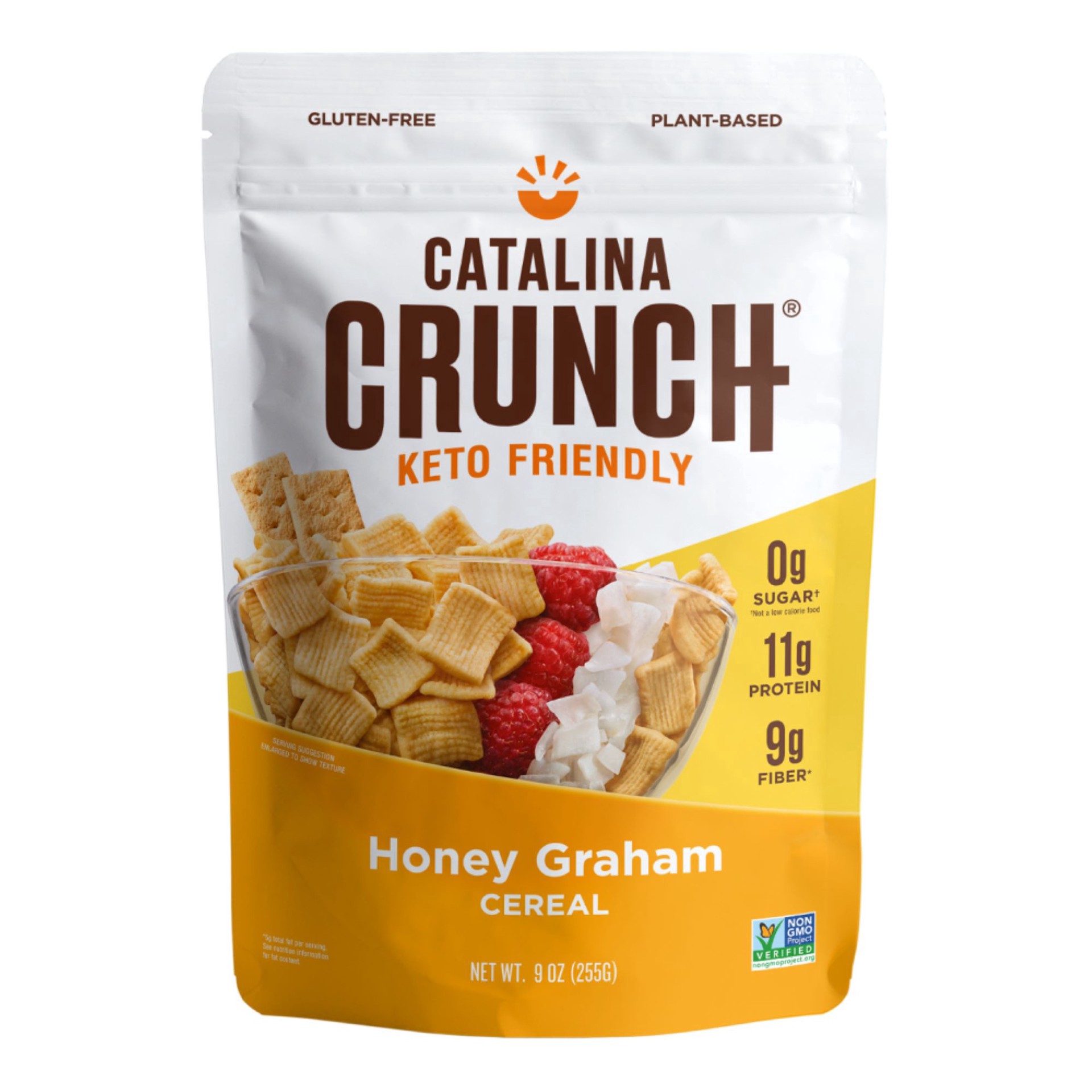 slide 1 of 9, Catalina Crunch Honey Graham Keto Cereal (9Oz Bags), 9 oz