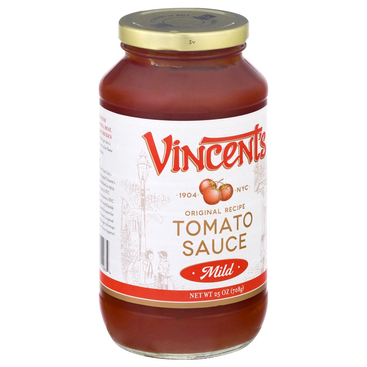 slide 9 of 12, Vincent's Pasta Sauce / Mild, 25 oz