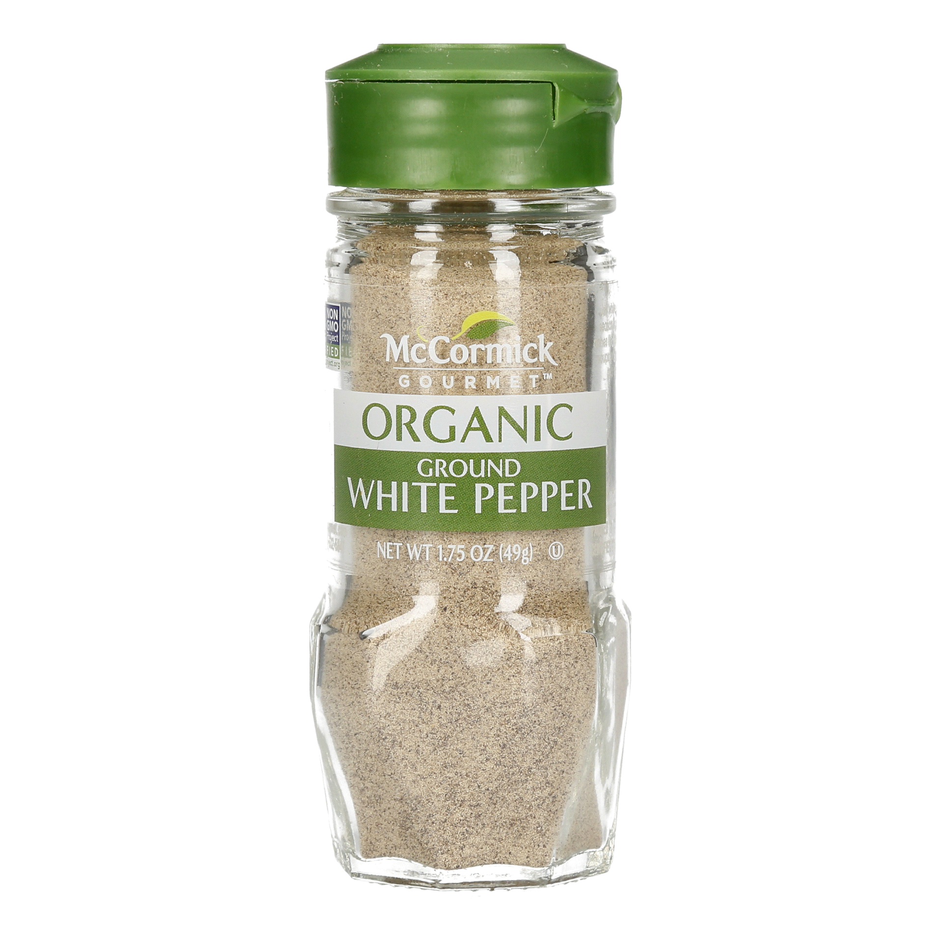 slide 1 of 2, McCormick Gourmet Organic Ground White Pepper, 1.75 oz