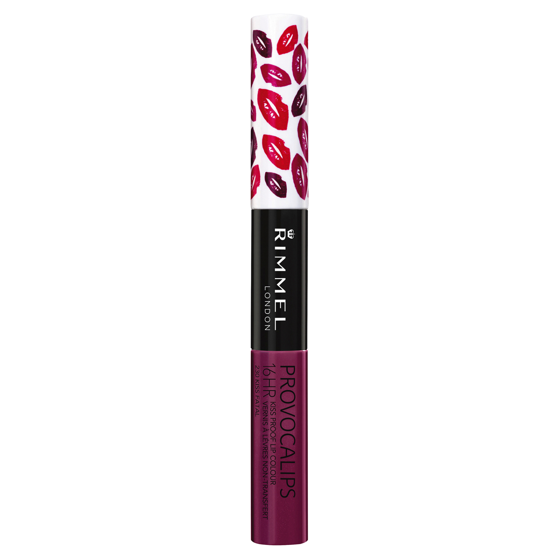 slide 1 of 1, Rimmel Provocalips 16 Hour Kiss Proof Lip, Kiss Fatal, 1 ct