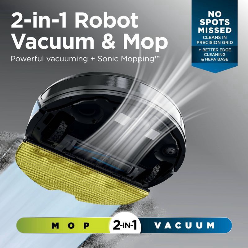slide 10 of 14, Shark AI Ultra 2-in-1 Self-Empy XL Robot Vacuum and Mop - Black, 1 ct