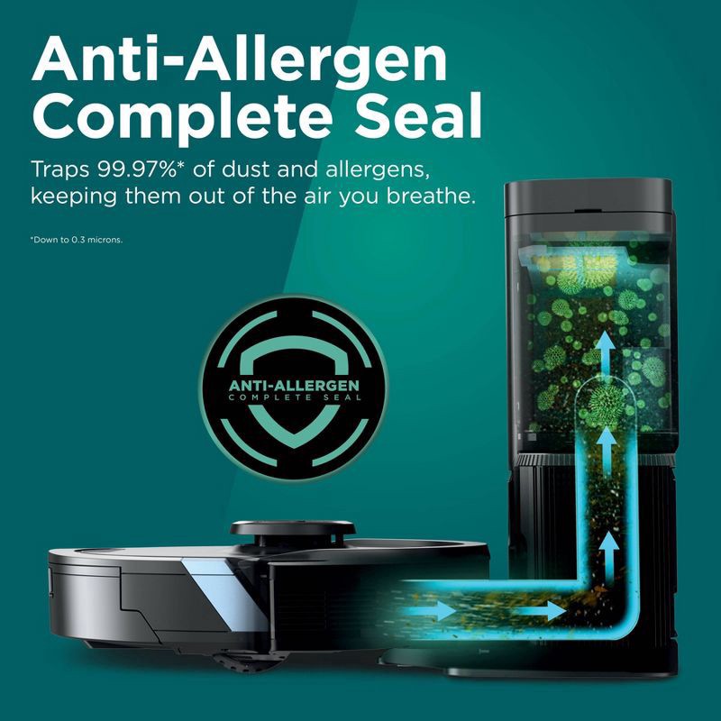 slide 13 of 14, Shark AI Ultra 2-in-1 Self-Empy XL Robot Vacuum and Mop - Black, 1 ct