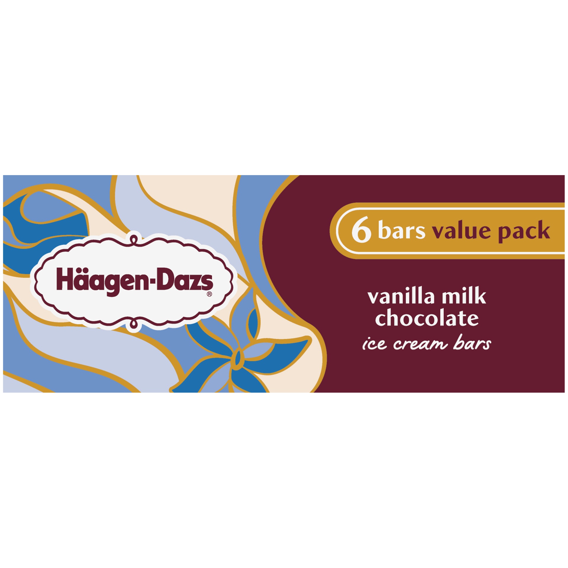 slide 5 of 7, Häagen-Dazs Vanilla Milk Chocolate Ice Cream Bars, 1 ct
