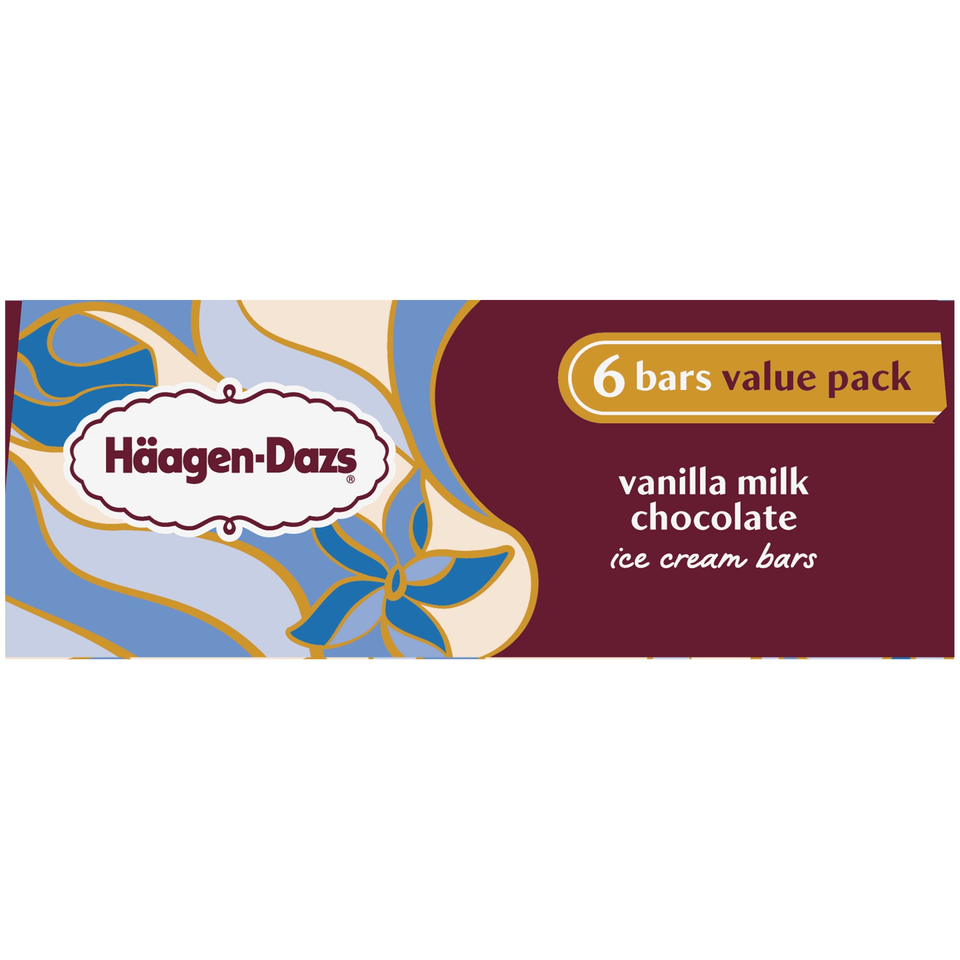 slide 7 of 7, Häagen-Dazs Vanilla Milk Chocolate Ice Cream Bars, 1 ct