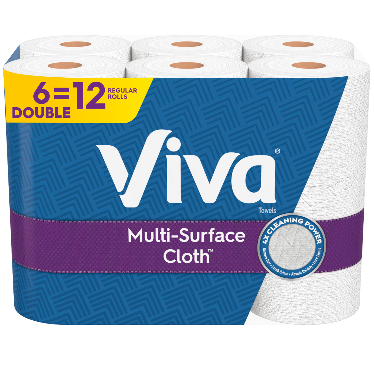 slide 1 of 29, Viva Multi-Surface Choose A Size Double, 6 ct
