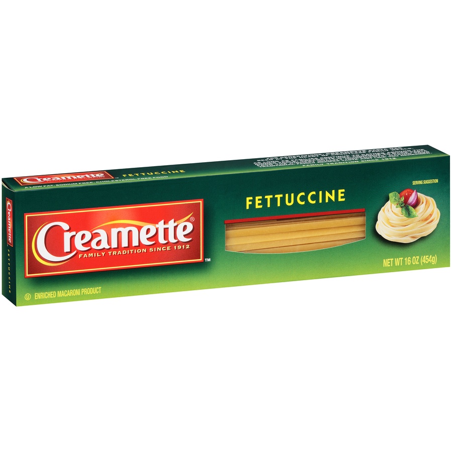 slide 2 of 8, Creamette Fettuccine Pasta, 16 oz