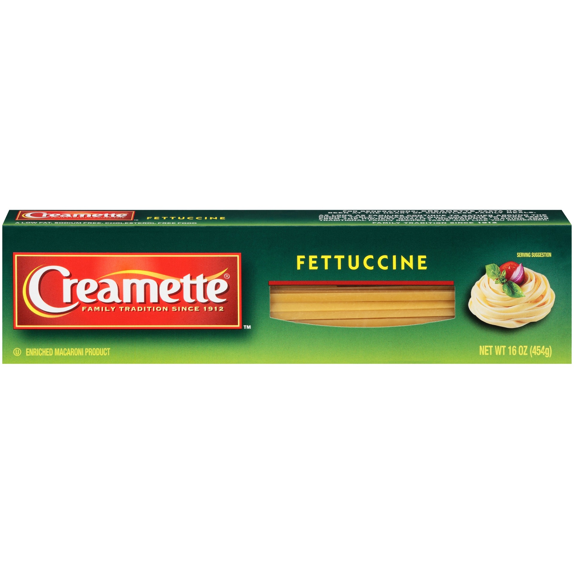 slide 1 of 8, Creamette Fettuccine Pasta, 16 oz