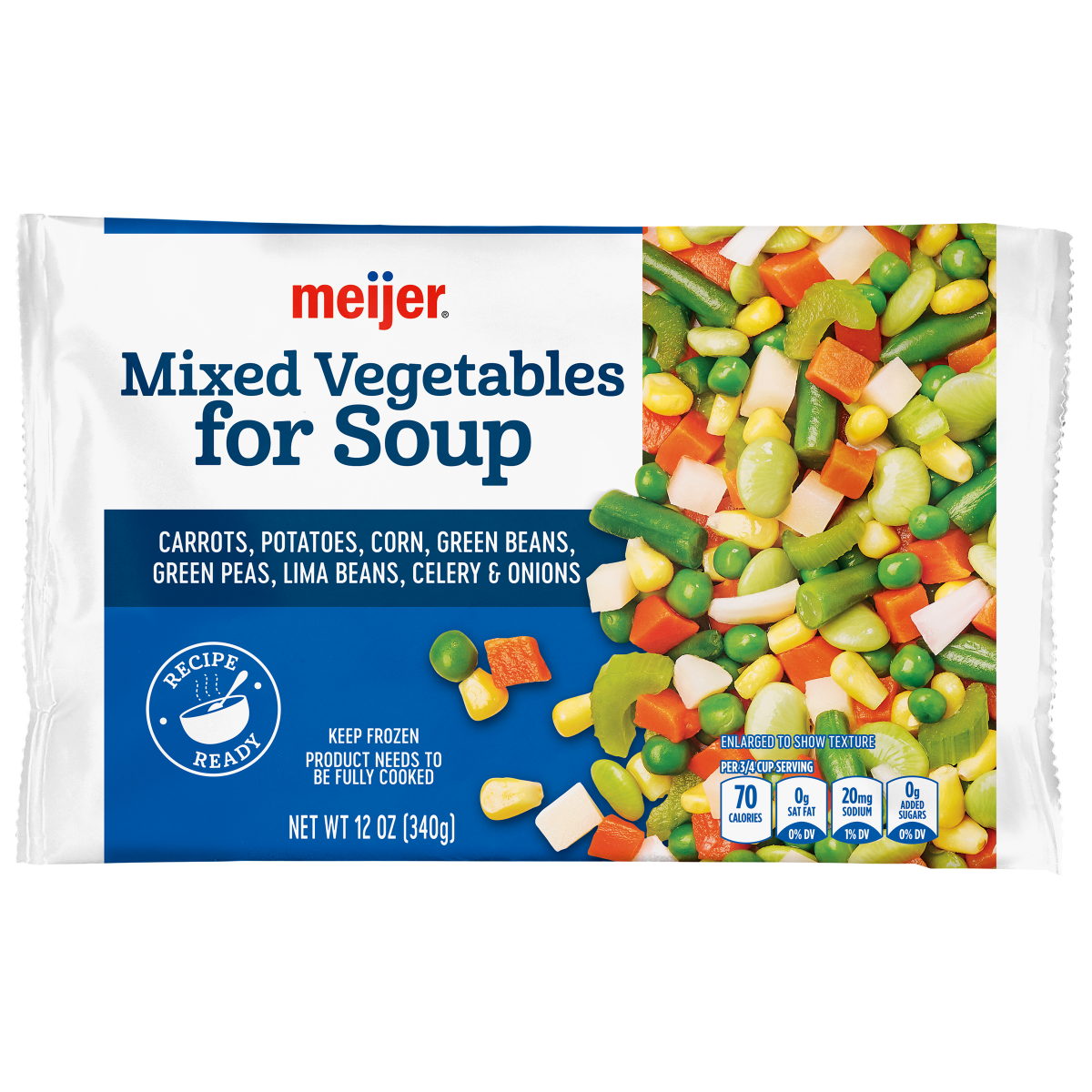 slide 1 of 2, Meijer Vegetable Soup Mix, 12 oz