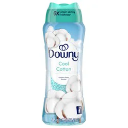 Downy Cool Cotton In-Wash Laundry Scent Booster Beads, 18.2 oz, laundry scent beads, Long-lasting Freshness