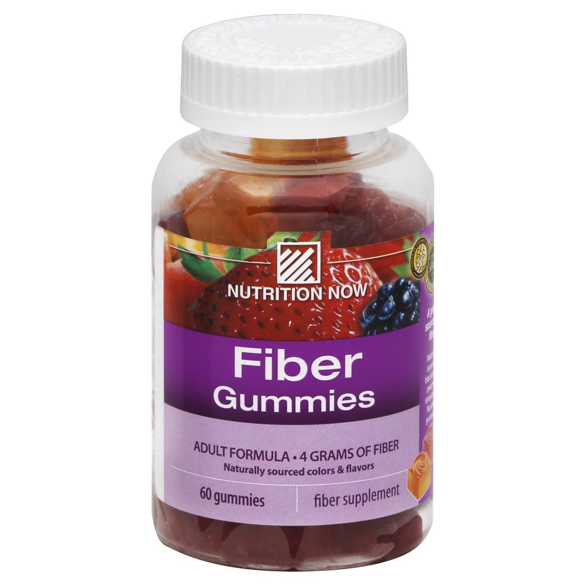 slide 3 of 3, Nutrition Now Fiber 60 ea, 60 ct