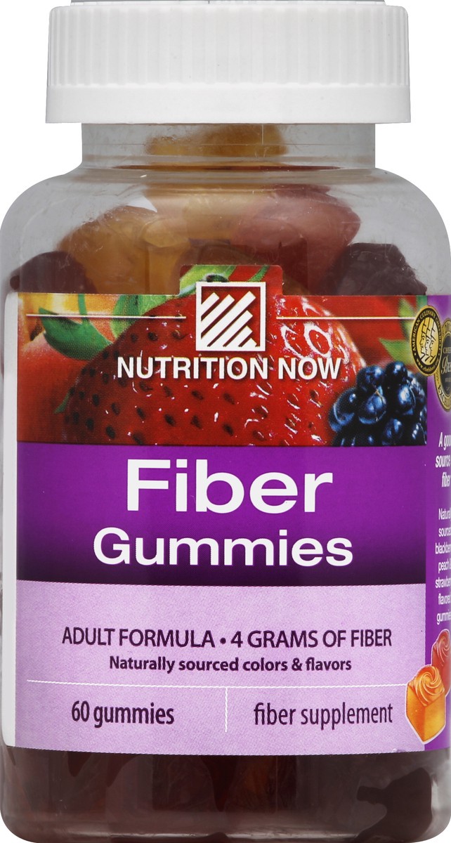 slide 1 of 3, Nutrition Now Fiber 60 ea, 60 ct