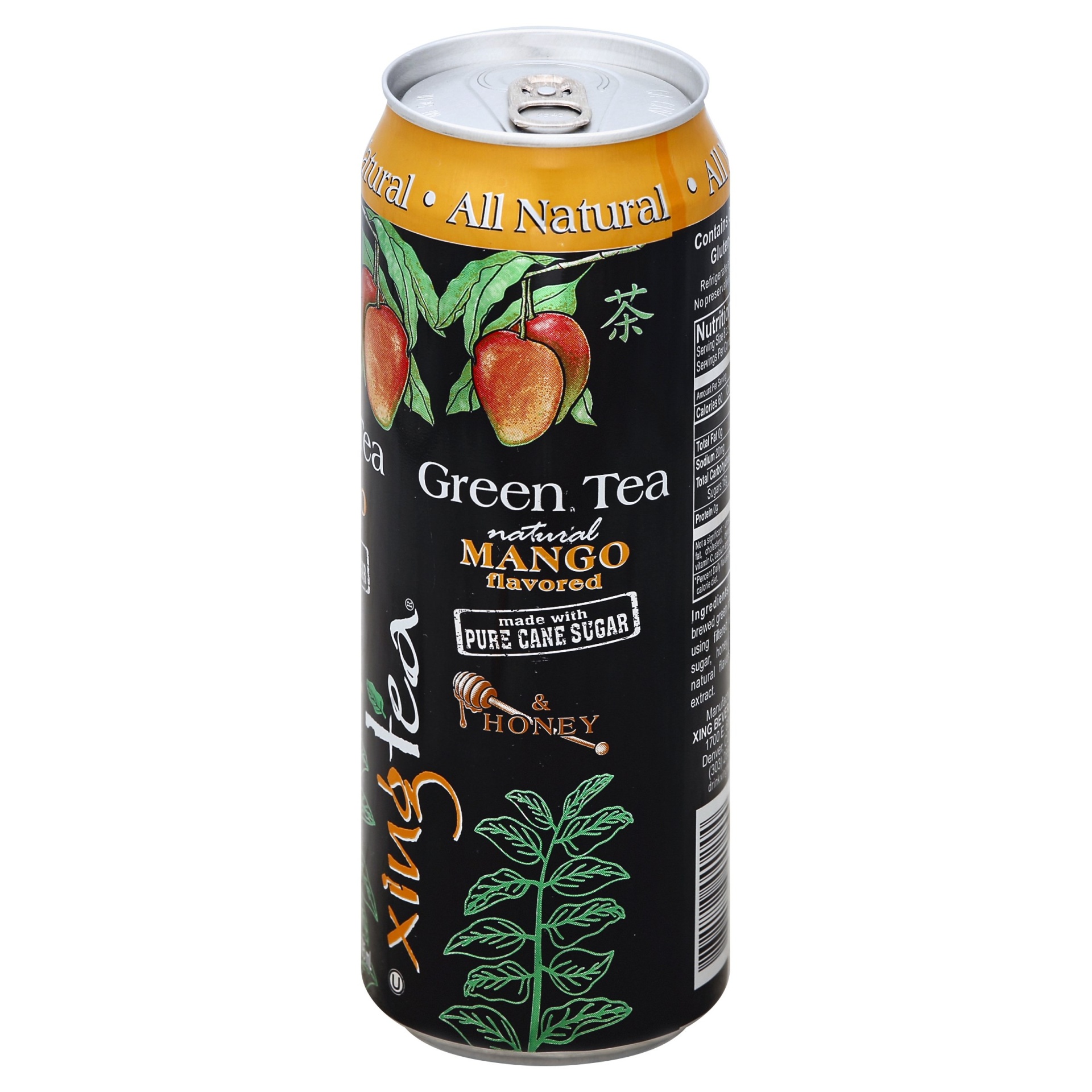 slide 1 of 1, Xing Green Tea With Mango Honey, 23.5 fl oz