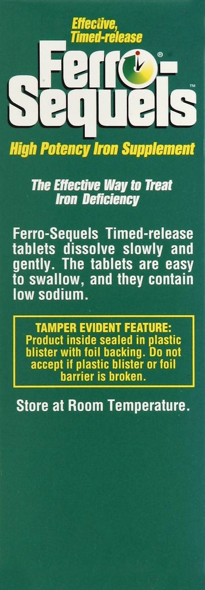 slide 3 of 5, Ferro-Sequels Iron Supplement 30 ea, 30 ct