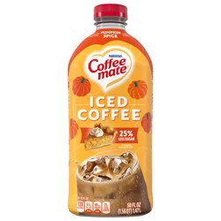Coffee mate Pumpkin Spice Flavored Iced Coffee, Non-Dairy Cold Coffee, Ready to Drink