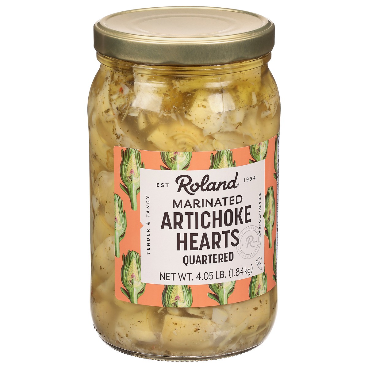slide 5 of 9, Roland Quartered Marinated Artichoke Hearts 4.05 lb, 4.05 lb