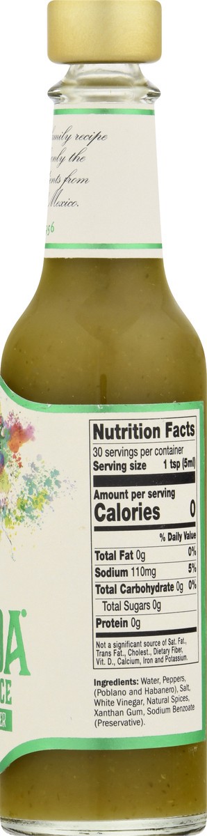 slide 2 of 13, De La Viuda Sauce Hot Green Pepper - 5 oz, 5 oz