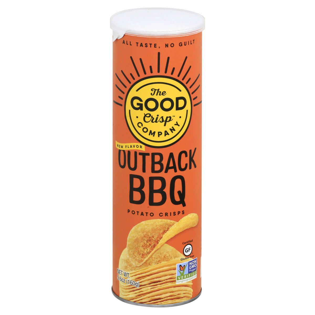 slide 1 of 13, The Good Crisp Company Potato Crisp,Outback Bbq, 5.6 oz