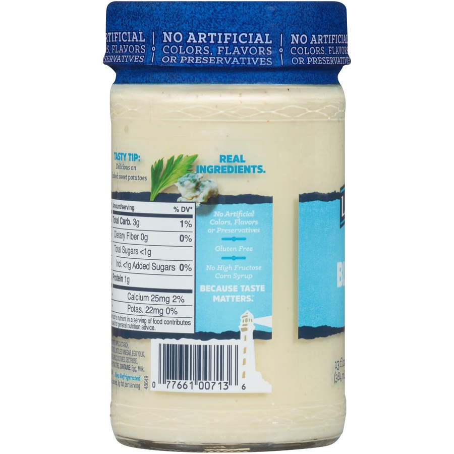 slide 2 of 8, Litehouse Light Blue Cheese Dressing, 13 fl oz