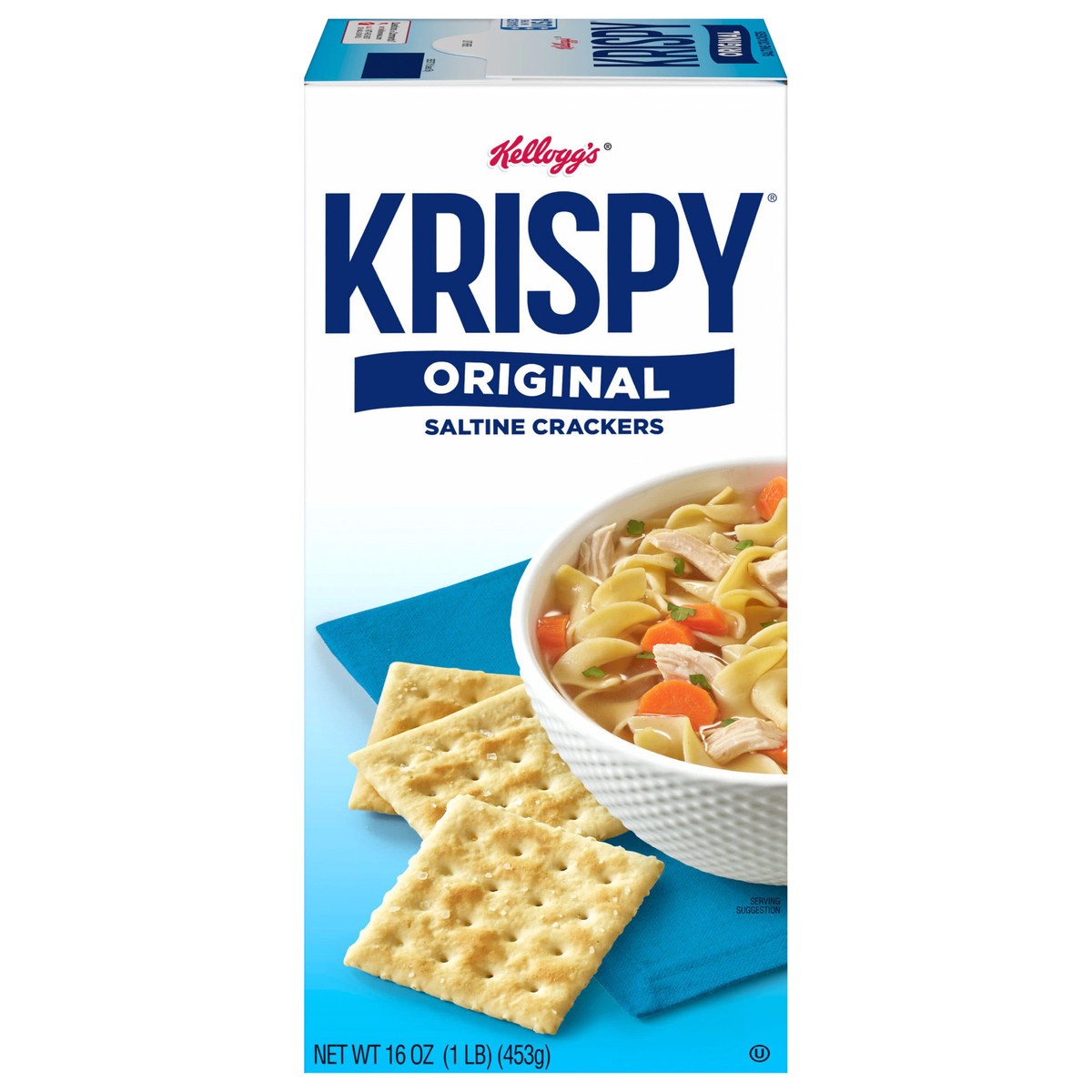 slide 1 of 9, Kellogg's Krispy Original Saltine Crackers, 16 oz