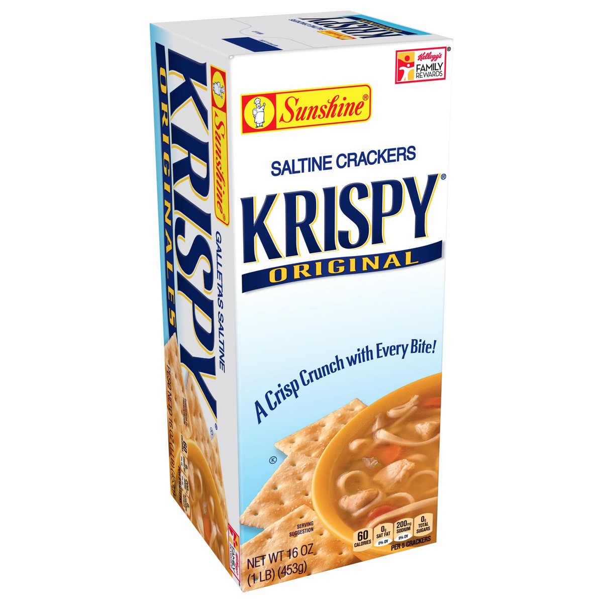 slide 7 of 9, Sunshine Kellogg's Krispy Saltine Crackers, Original, 16 oz, 16 oz