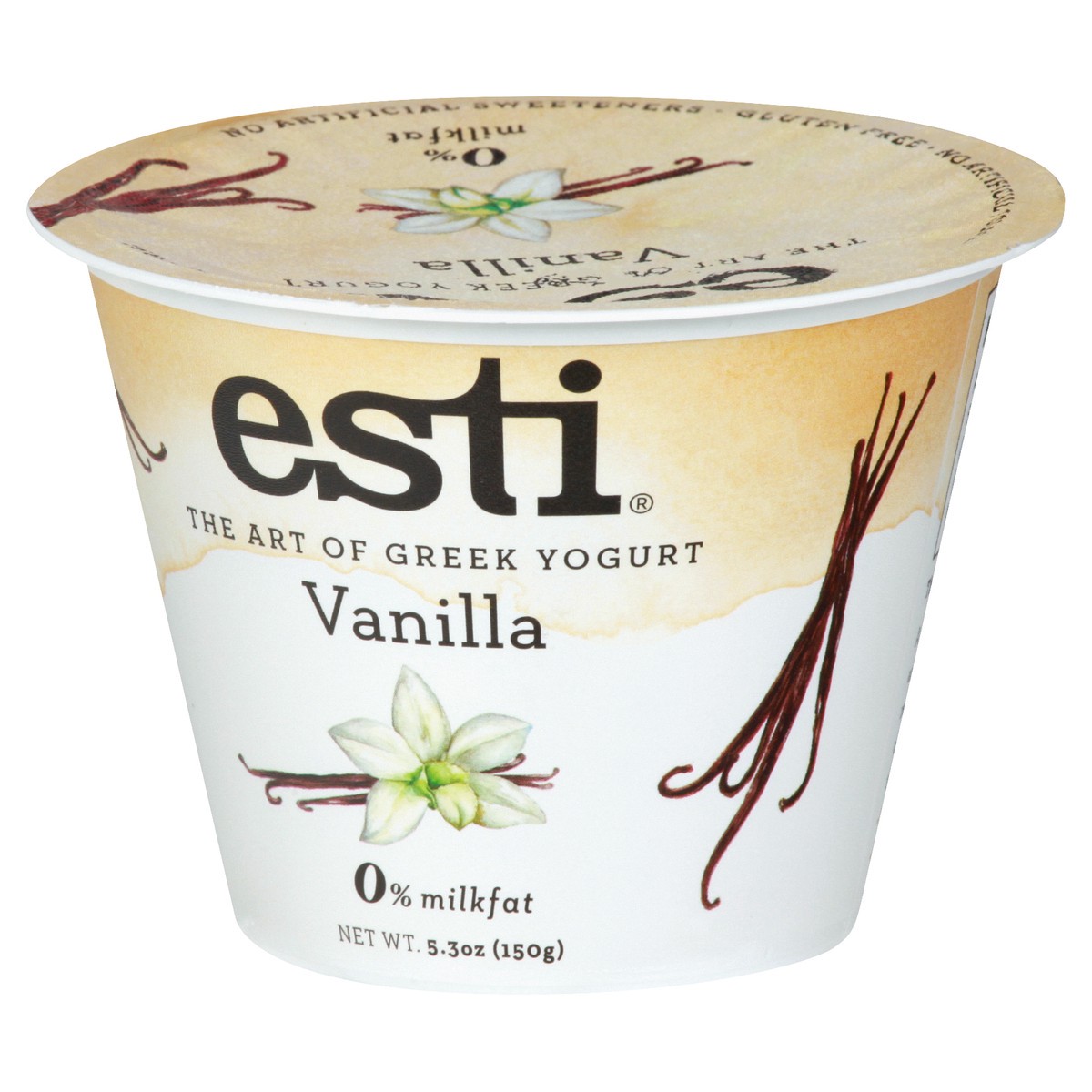 slide 2 of 13, esti Greek Vanilla Yogurt 5.3 oz, 5 oz