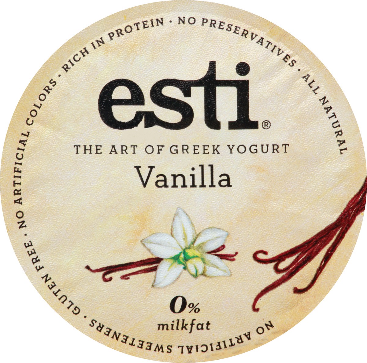 slide 12 of 13, esti Greek Vanilla Yogurt 5.3 oz, 5 oz