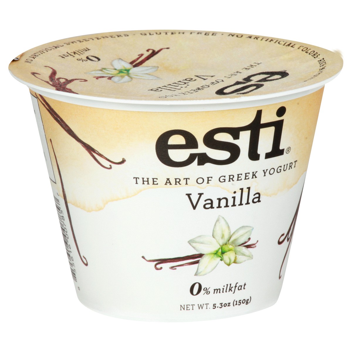 slide 13 of 13, esti Greek Vanilla Yogurt 5.3 oz, 5 oz