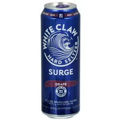 White Claw Surge Grape Hard Seltzer 19.2 fl oz