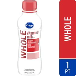Kroger Vitamin D Whole Milk - 1 pint