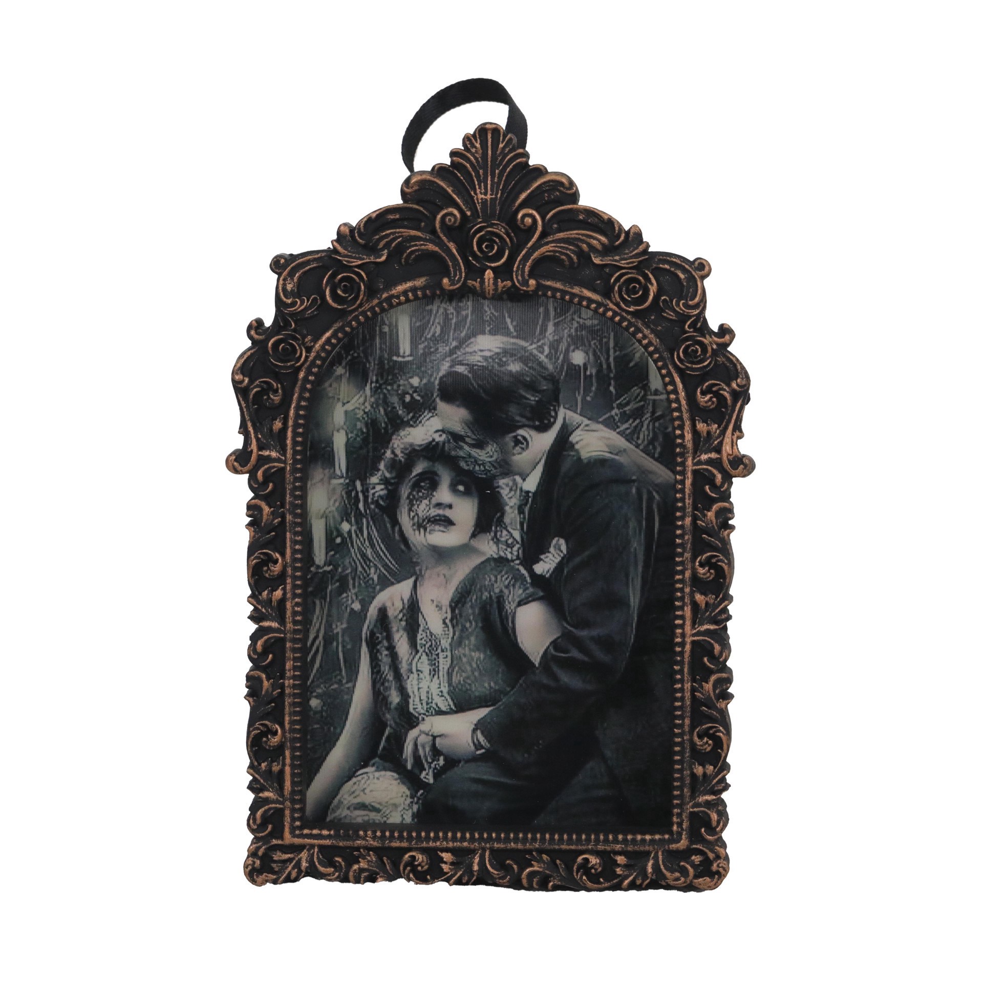 slide 3 of 3, 5" Couple Photo Lenticular Frame By Ashland, 4.1 in x 0.3 in x 5 in