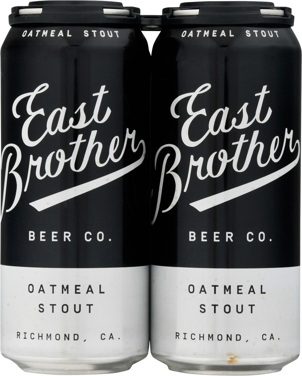 slide 8 of 12, East Brother Oatmeal Stout Beer 4 - 1 pt Cans, 4 ct