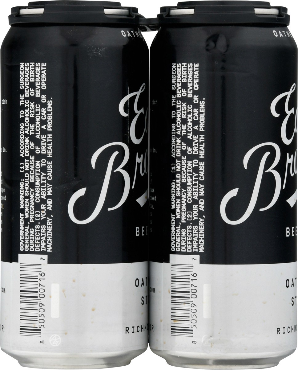 slide 9 of 12, East Brother Oatmeal Stout Beer 4 - 1 pt Cans, 4 ct