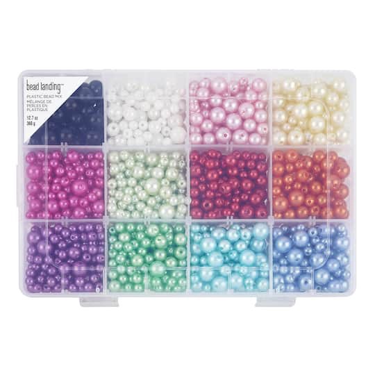 slide 1 of 2, Mixed Round Pearl Beads By Bead Landing, 5.5mm-9.5mm