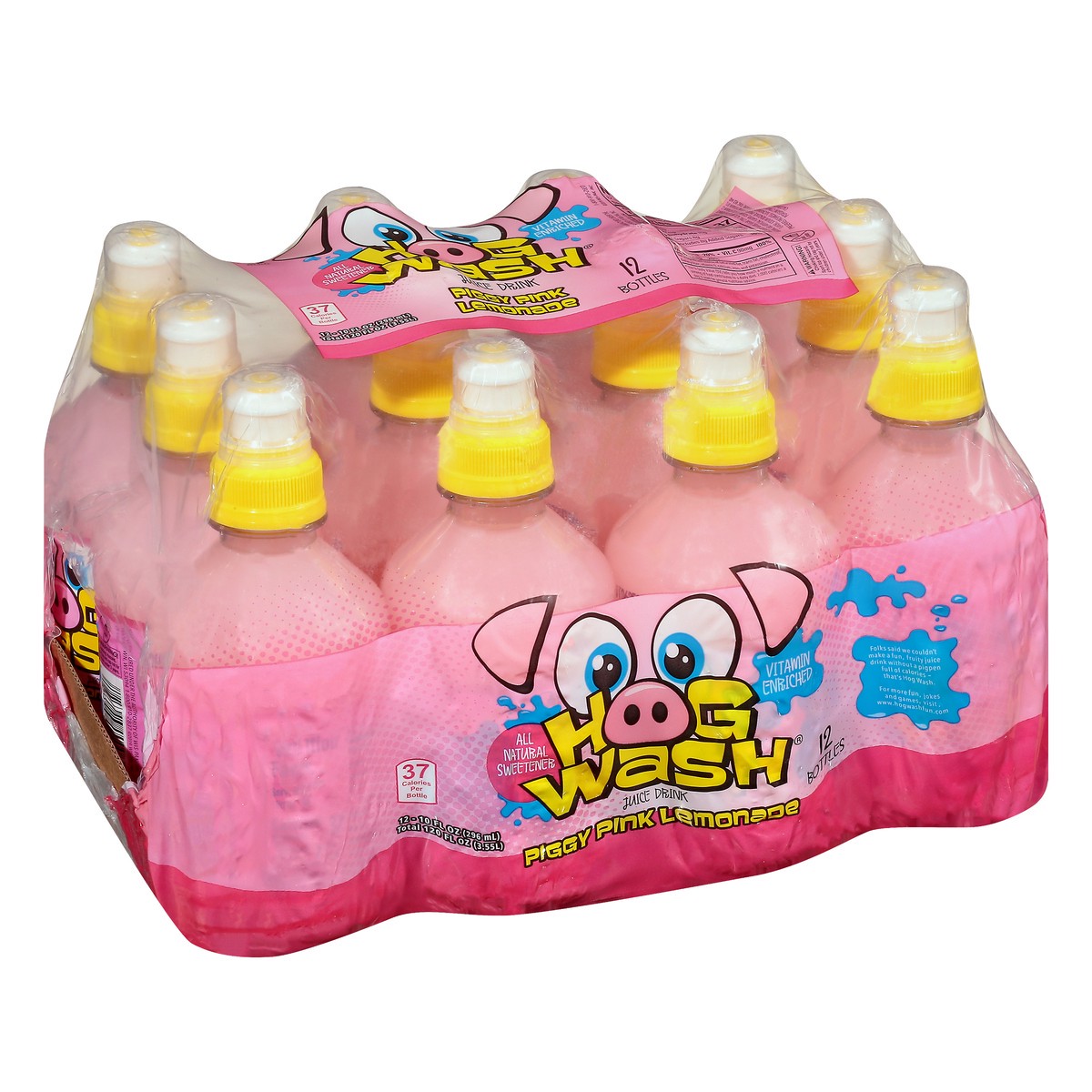 slide 9 of 13, Hog Wash Piggy Pink Lemonade Juice Drink - 12 ct, 12 ct