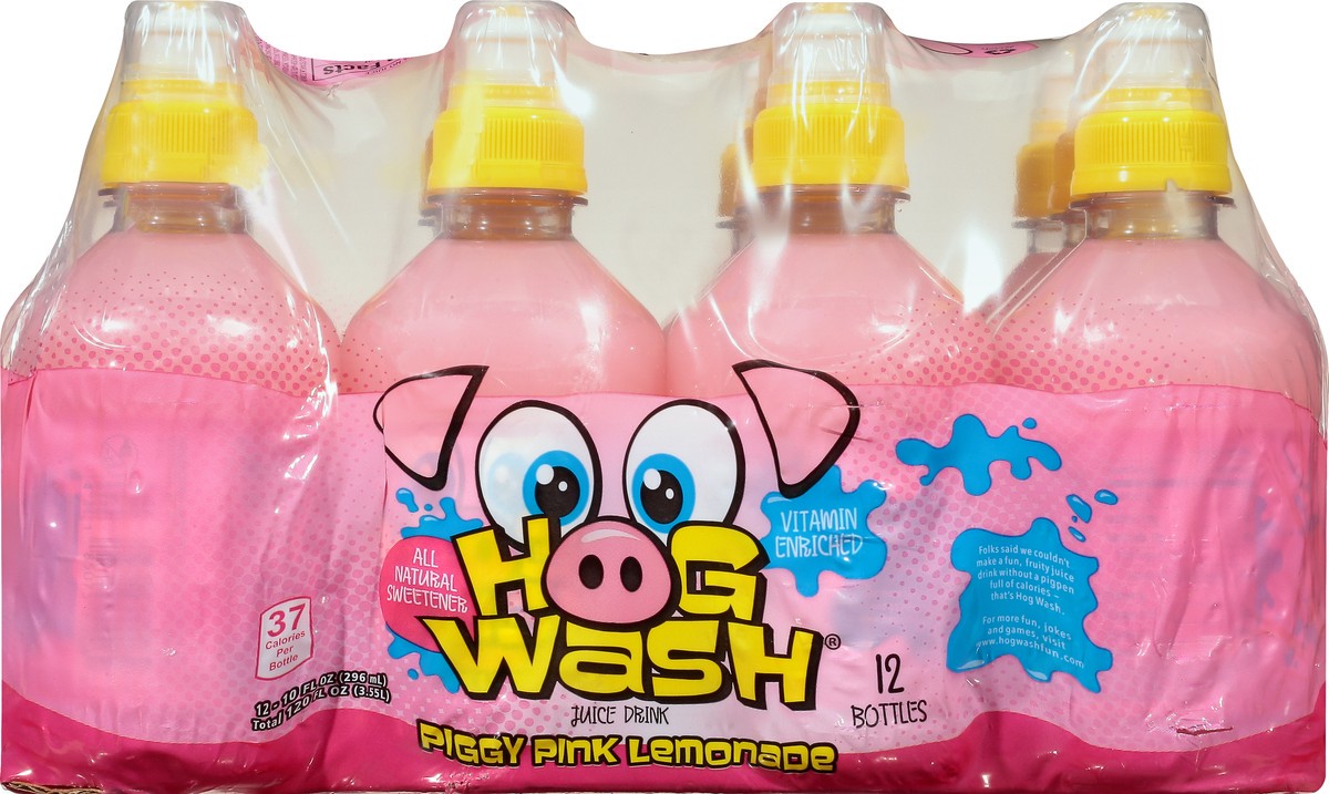 slide 6 of 13, Hog Wash Piggy Pink Lemonade Juice Drink - 12 ct, 12 ct