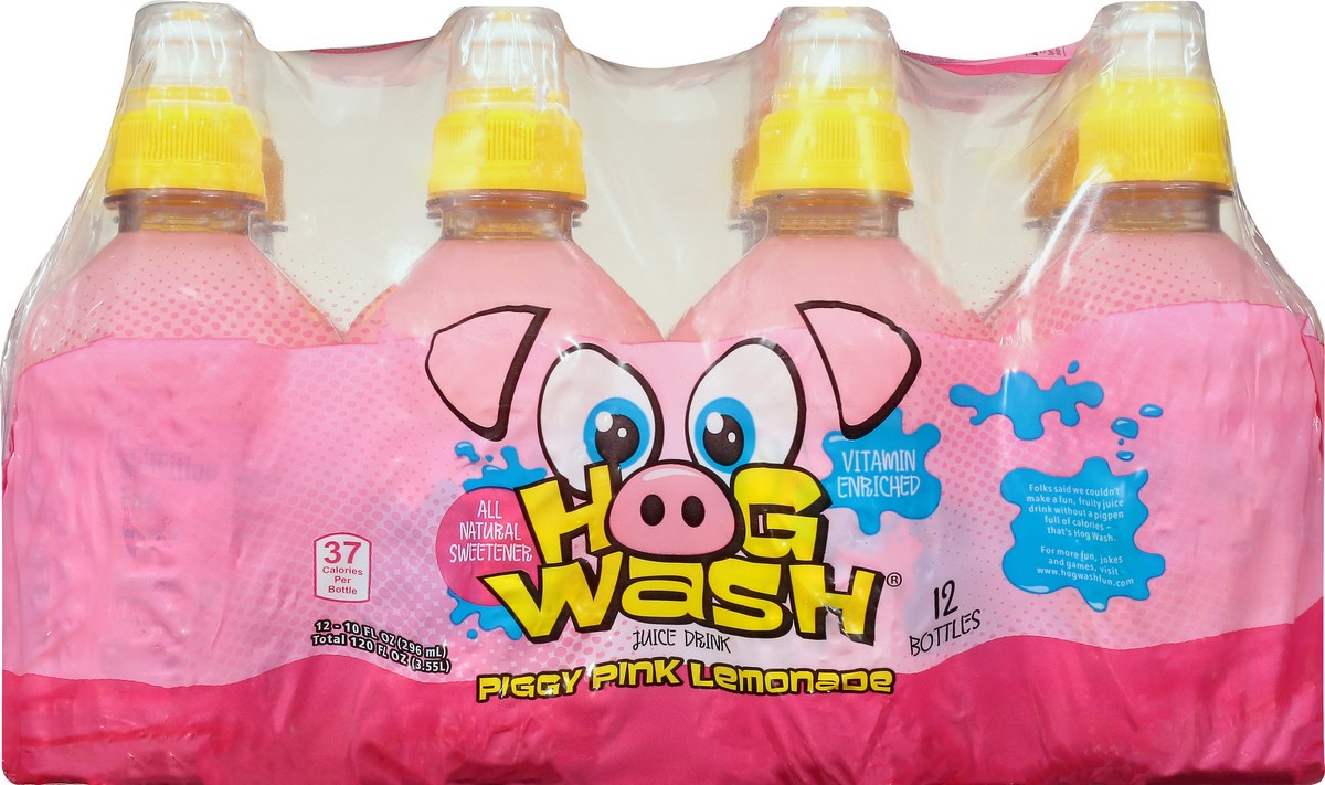 slide 4 of 13, Hog Wash Piggy Pink Lemonade Juice Drink - 12 ct, 12 ct