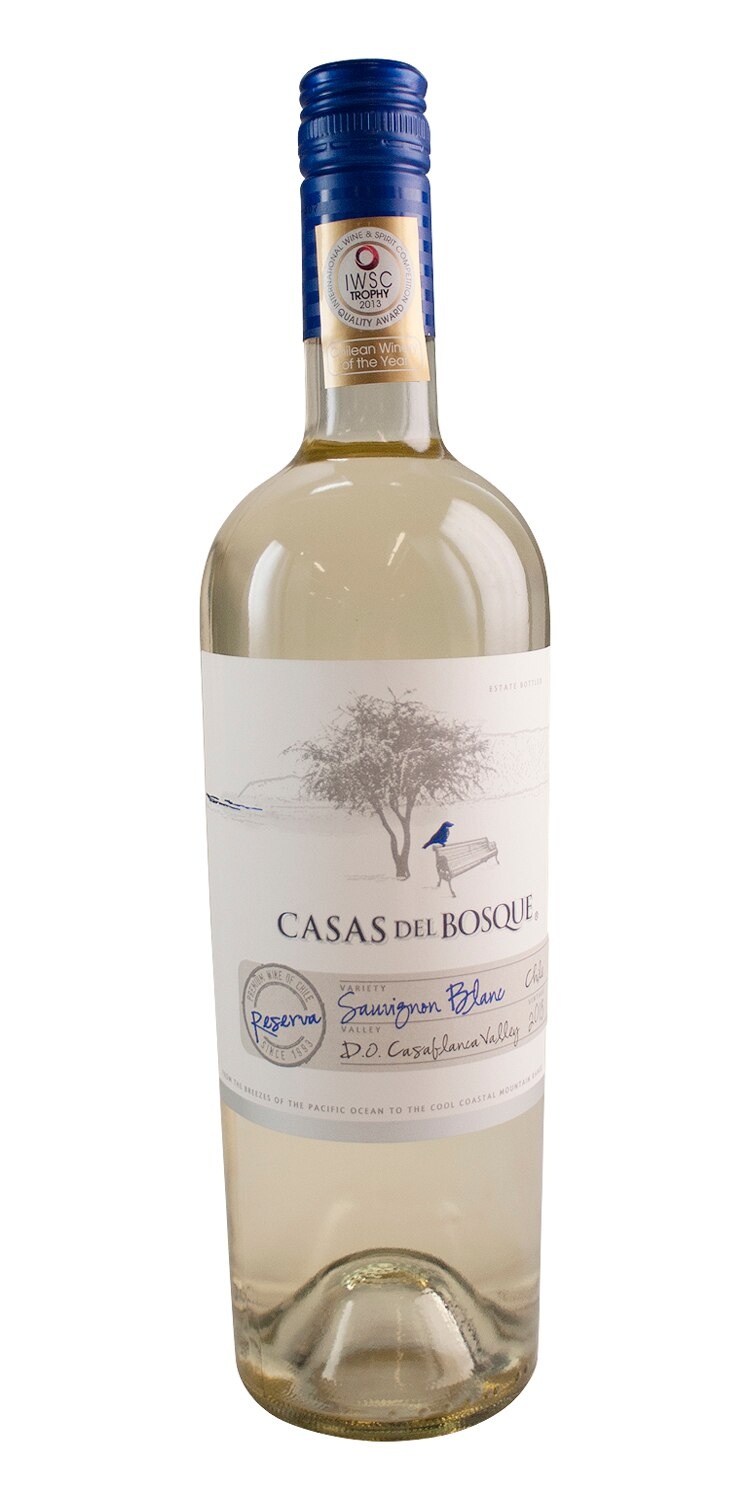 slide 1 of 1, Casas del Bosque Reserva Sauvignon Blanc, 750 ml