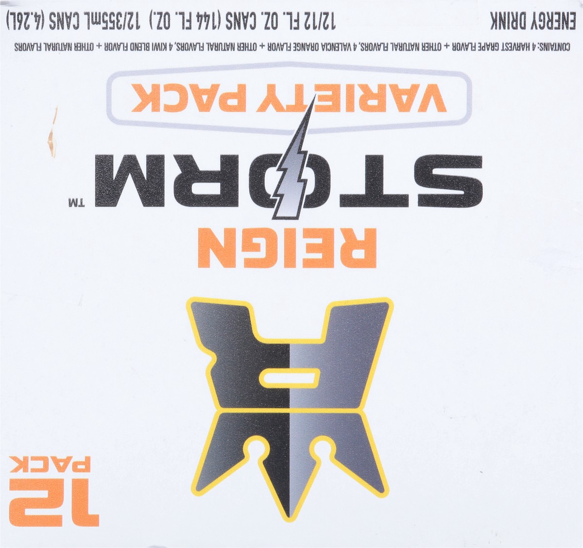 slide 9 of 14, Reign Storm Harvest Grape/Valencia Orange/Kiwi Blend Energy Drink Variety Pack 12 - 12 fl oz Cans, 12 ct