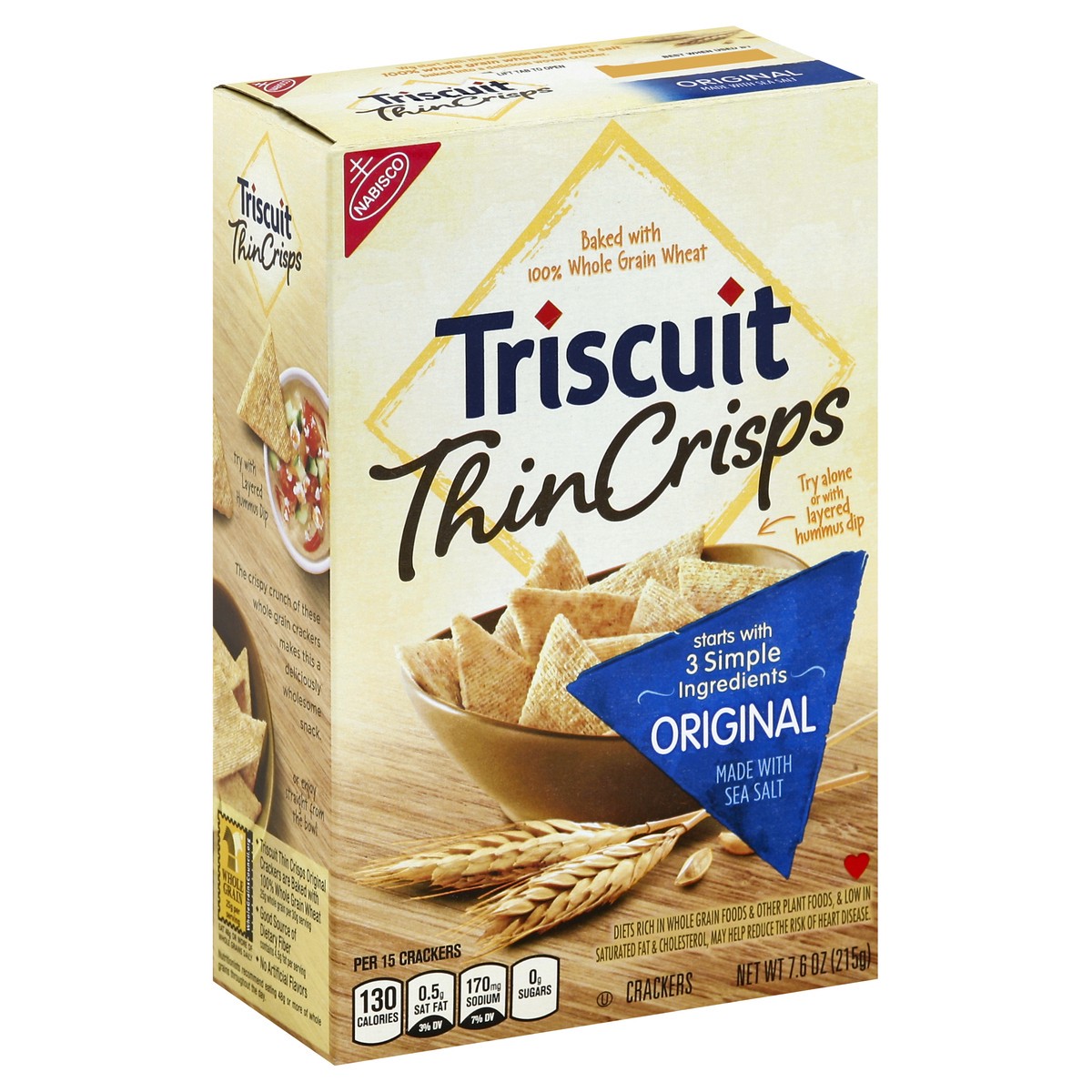 slide 4 of 8, Triscuit Crackers 7.6 oz, 7.6 oz