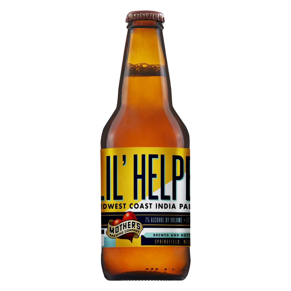 slide 2 of 2, Mother's Brewing Company Mother's Lil' Helper IPA Beer - 6pk/12 fl oz Bottles, 6 ct; 12 fl oz