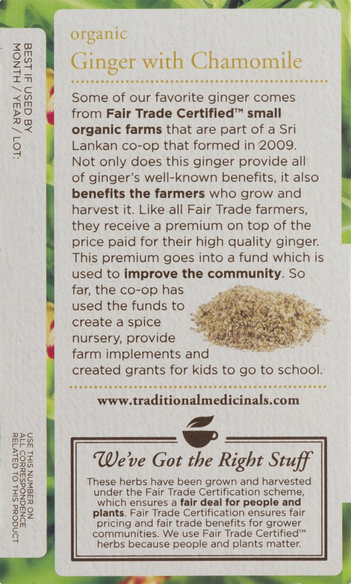 slide 9 of 9, Traditional Medicinals Ginger & Chamomile - 16 ct, 16 ct