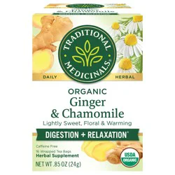 Traditional Medicinals Ginger & Chamomile
