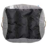 slide 20 of 21, Meijer Gray Pieced Cuddler Bed, 1 ct