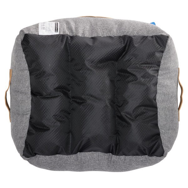 slide 17 of 21, Meijer Gray Pieced Cuddler Bed, 1 ct
