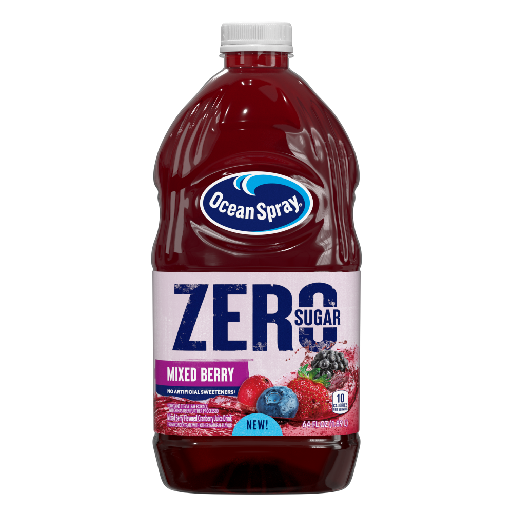 slide 4 of 4, Ocean Spray 64oz Zero Sugar Mixed Berry, 64 fl oz