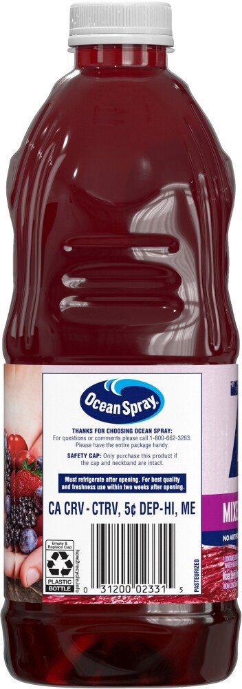 slide 2 of 4, Ocean Spray 64oz Zero Sugar Mixed Berry, 64 fl oz