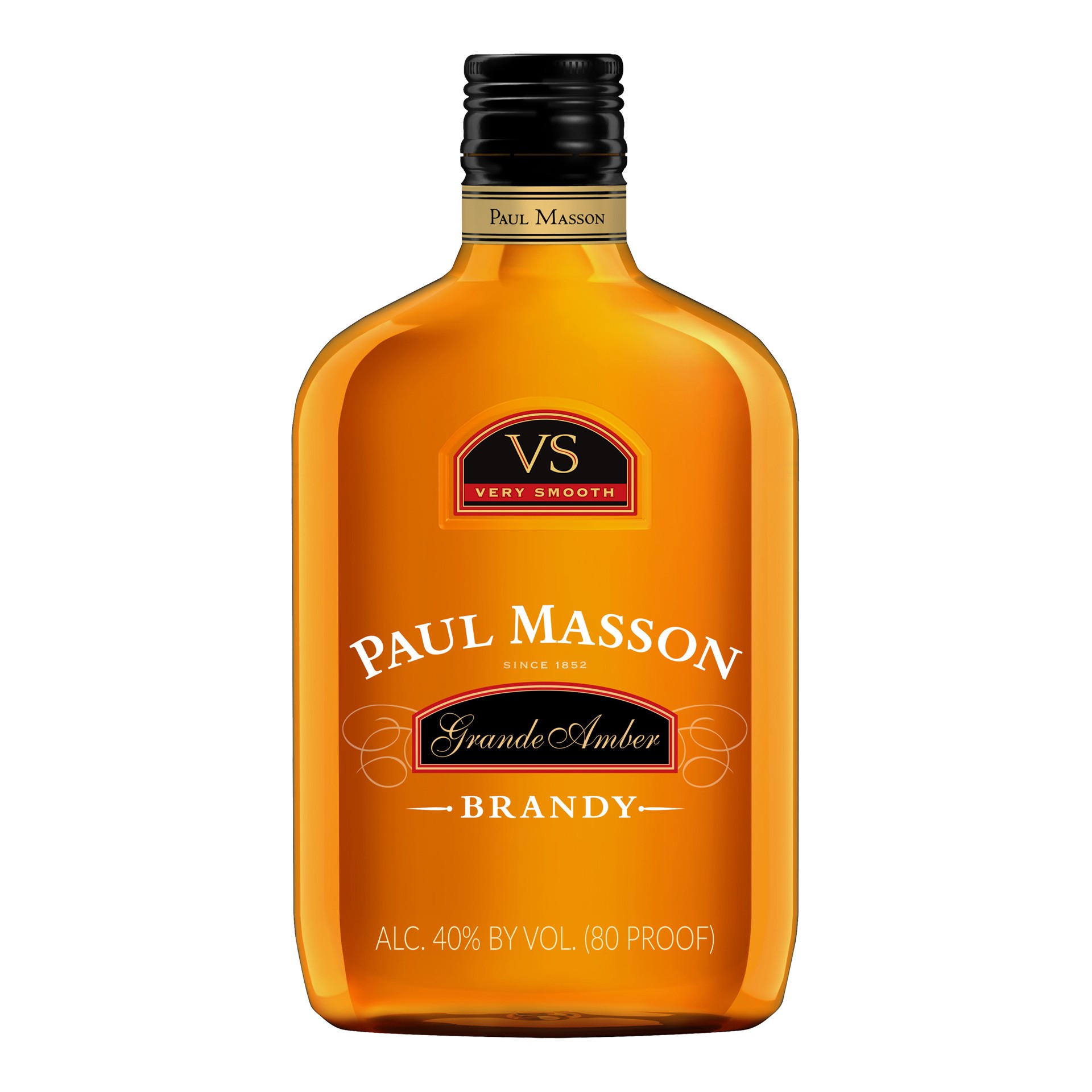 slide 1 of 4, Paul Masson Grande Amber Brandy, 375 ml