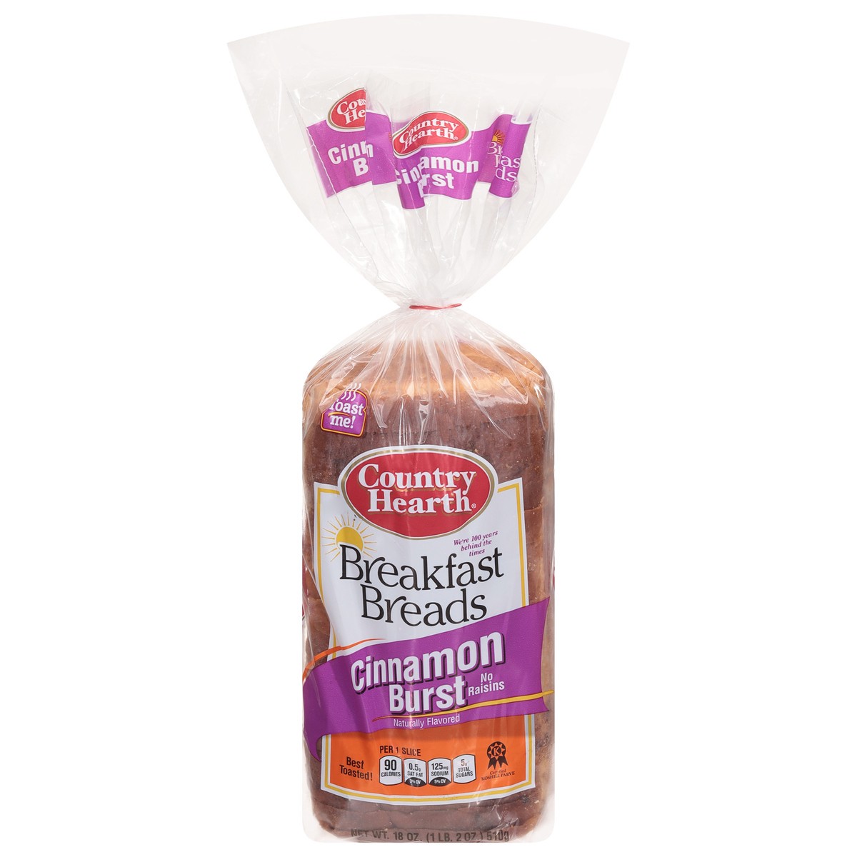 slide 1 of 9, Village Hearth Cinnamon Burst Bread 18 oz, 18 oz